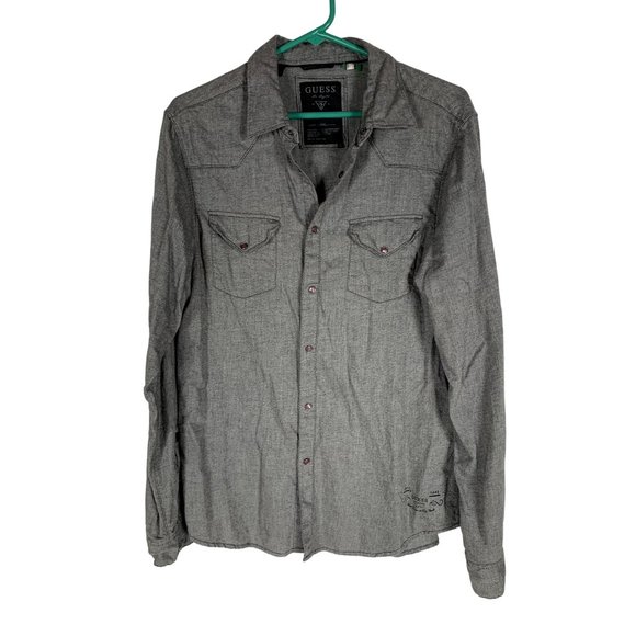 Guess Other - Guess No. 81 Division 1201/1203 Casual Button Up Shirt Size Medium